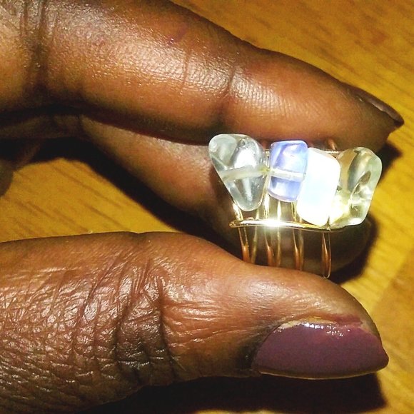 Opalite Statement Ring - Picture 6 of 9